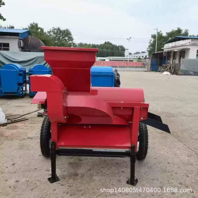 出口木箱带拖车架柴油机玉米脱粒机可移动玉米打粒机大产量