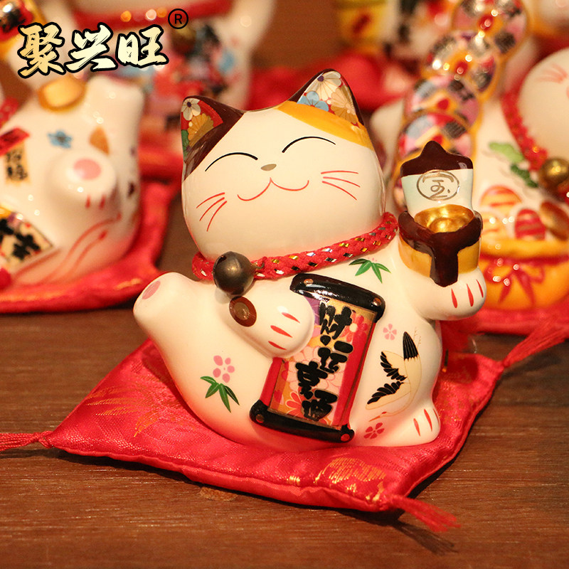 招财猫乔迁客厅加大码陶瓷摆件储蓄罐开业礼物特大号发财猫存钱罐,家居饰品,桌面摆件,淘宝优惠券,粉丝福利购,淘宝优惠卷