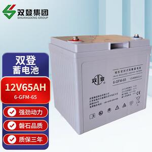 双登蓄电池6-GFM-65大功率应急电源12V65AH直流屏UPSEPS专用