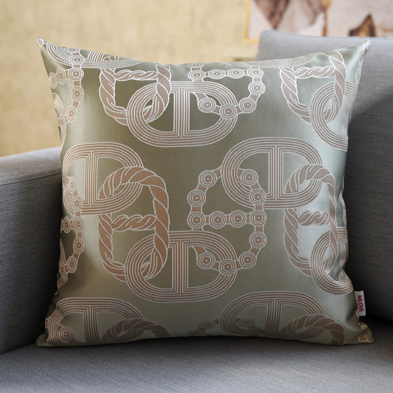 现代简约沙e发抱枕植物提花靠垫床头大靠背客厅靠枕套不含芯腰枕