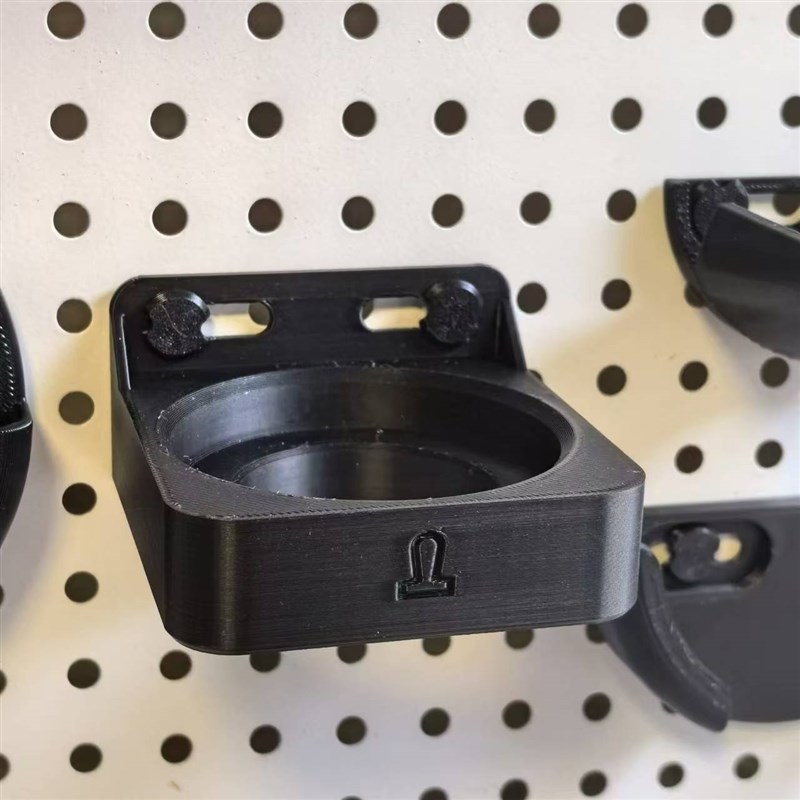 咖啡器具收e纳架6mm孔径圆孔洞洞板专用塑料3D打印挂件