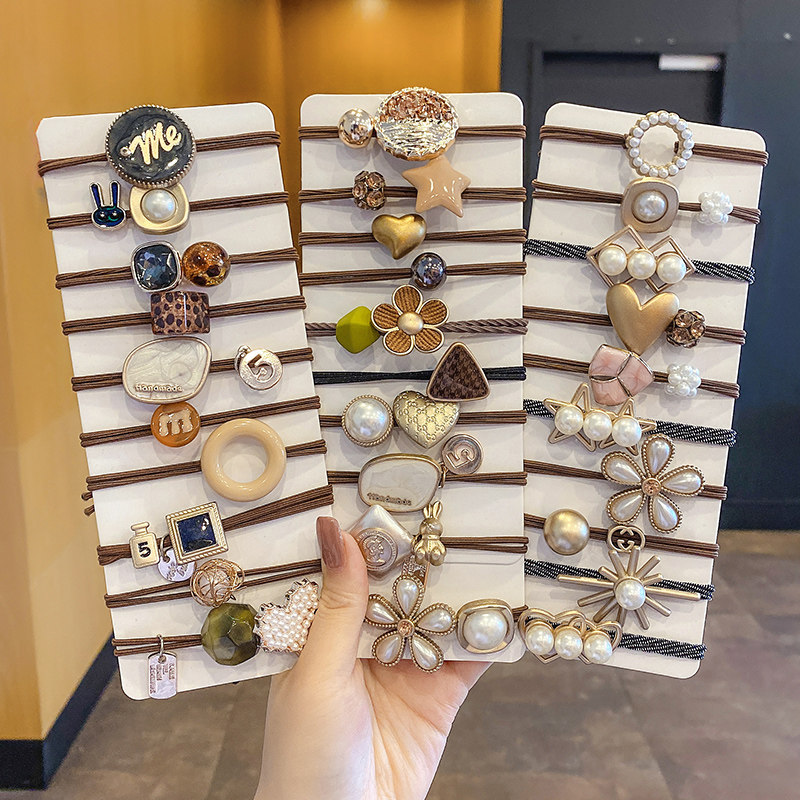 2021b年新款头绳皮套网红发绳女扎头发橡皮筋高级感发圈高弹力耐