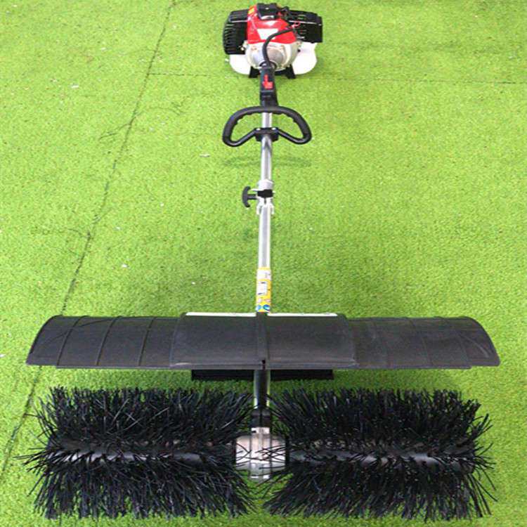 便携式汽油动力清扫机厂家 人造草坪清扫机图片 手持侧挂式扫地机