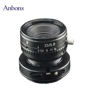 海康线扫镜头工业LS35mm相机F54k7um机器视觉低畸变长焦