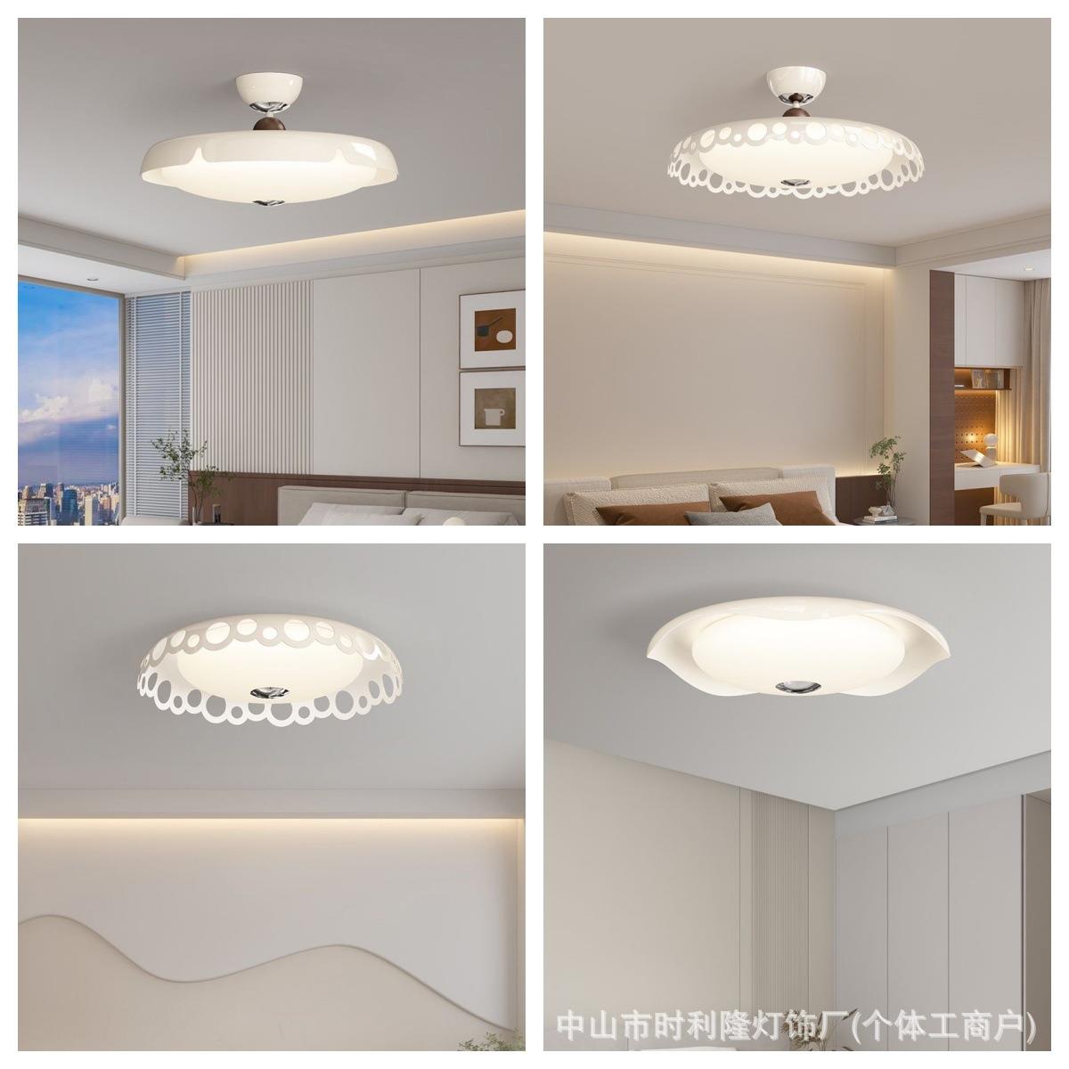 全光谱意式极简卧室吸顶灯轻奢现代简约大气树脂房间灯新款餐厅灯