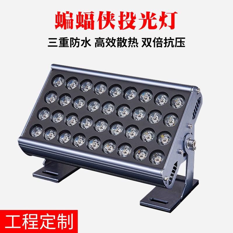 LED义美户外亮化防水投光灯投射灯48W楼体亮化洗墙灯照树灯超亮灯