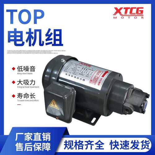 三角油泵摆线泵打头机油泵冷墩机油泵电机组0.19KW/190W TOP-12A