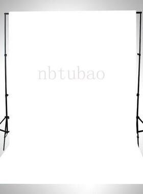 全棉抠像背景布纯棉21支纱1.8*3M白色背景布加厚