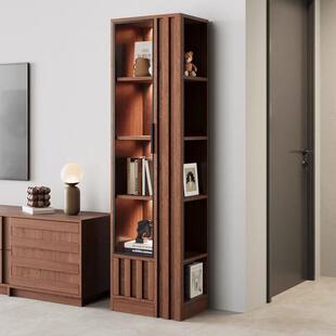 电视柜旁边储物柜玻璃展示柜客厅实木柜子酒柜置物柜立柜边柜书柜