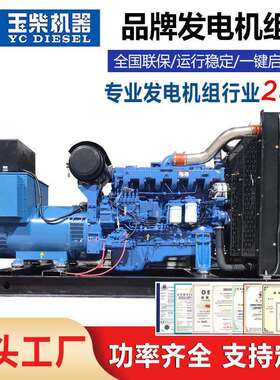 玉柴200KW柴油发电机 200kw发电机 无刷省油三相四线250kva柴油机
