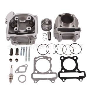 GOOFIT 47mm大口径气缸套件气缸盖适配GY6 80cc 139QMB ATV卡丁车