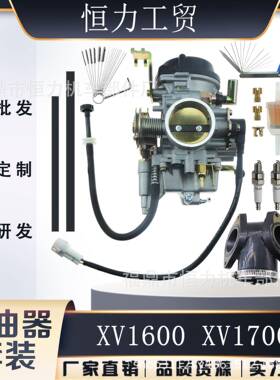 化油器Road Star XV1600 XV1700 4WM-14101-03-00进气歧管 火花塞