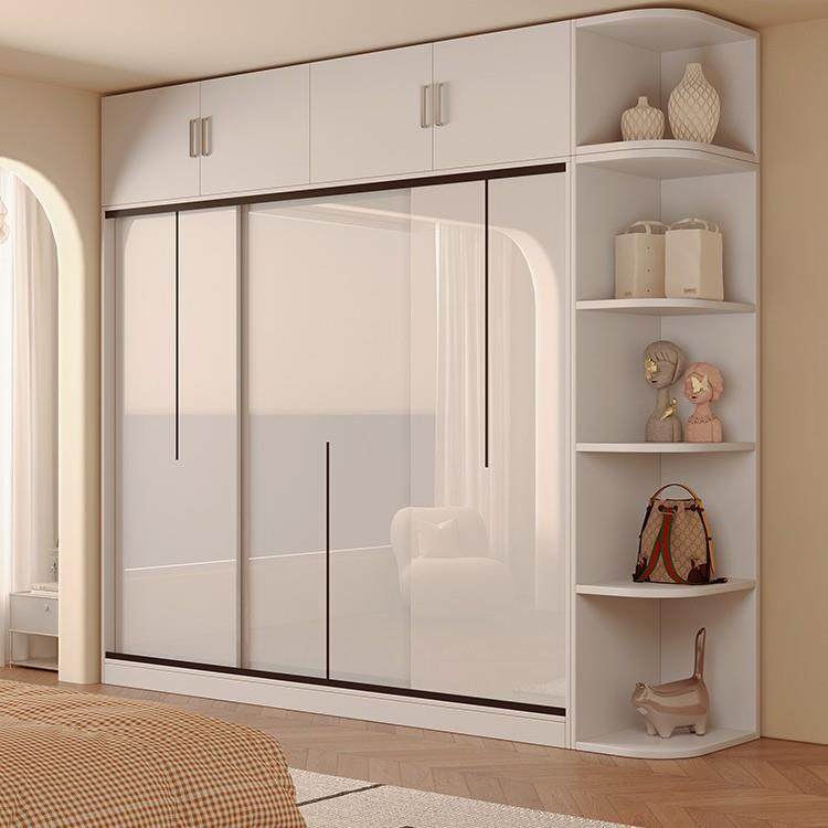 新款衣柜家用卧室推拉门实木出租房用经济型新款2025小户型大