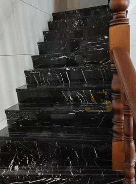 阶梯台阶楼梯踏步黑色大理石广西黑白根黑厂家直销直发黑石