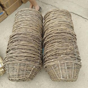 !!柳条筐抬筐耐用型竹篓铁路竹筐竹篮收纳白蜡条手编大抬框抗洪