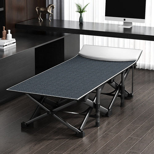 折叠床单人办公室午休床行军床家用简易便捷午睡神器加固成人躺椅