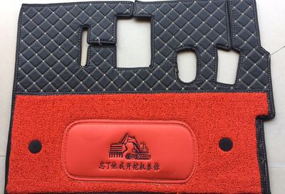 新源轮式挖掘机65 75轮挖配件 电喷直喷款升级版耐脏汽车脚垫