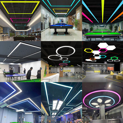 氛围灯台球室桌球室台球厅办公室健身房舞蹈室超市游乐场网吧吊灯