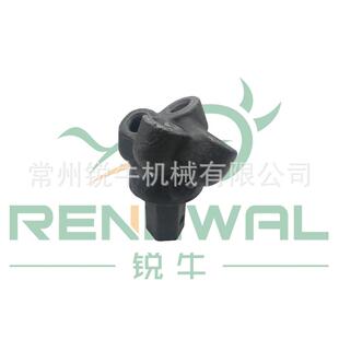 旋挖机 螺旋钻机 导向定心钻头合金齿齿座 四分头 RP4-19HX