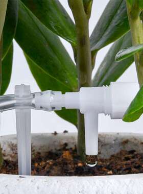 英文语音款自动植物浇水器懒人可调节盆栽灌溉套装定时渗水滴灌器