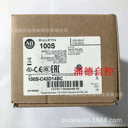 A-B交流接触器100S-C43D14BC原装进口