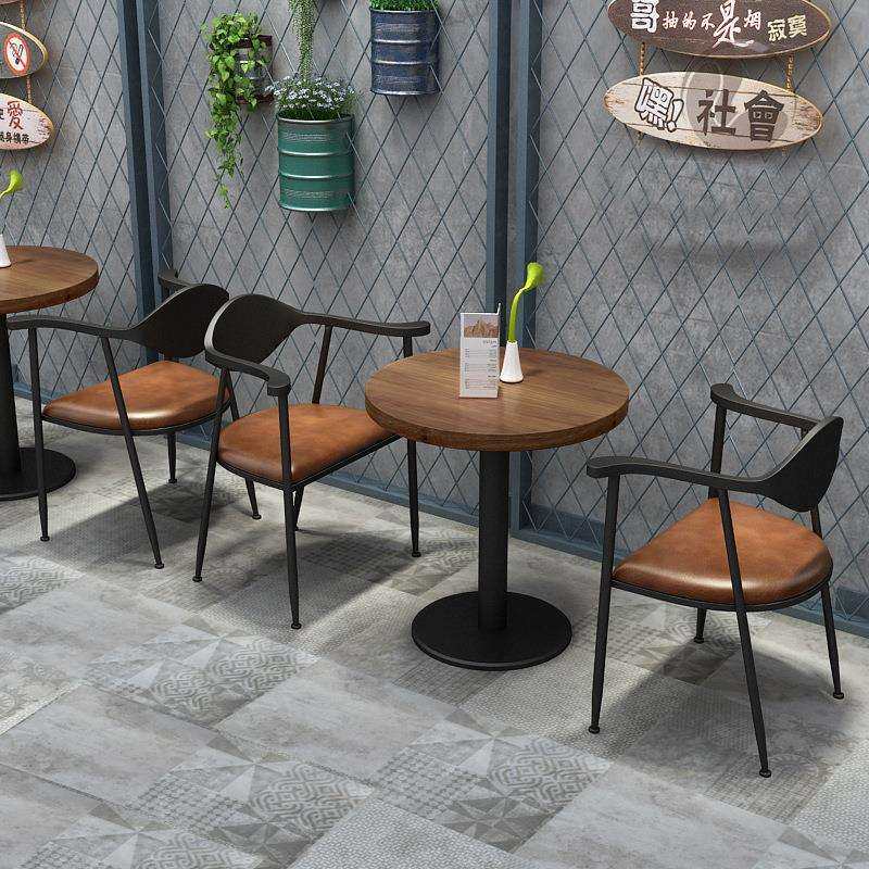 主题餐厅桌椅双人小圆桌餐吧餐桌椅组合复古餐饮实木材质全实木,住宅家具,餐桌+餐椅,淘宝优惠券,粉丝福利购,淘宝优惠卷