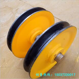 厂家销售 天车钢丝绳10T轧制滑轮组 起重定滑轮组 行车滑轮