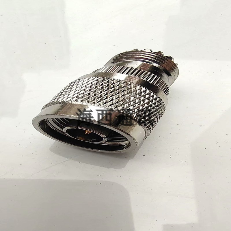 UHF鞭状天线天线馈线转接头M母转N公头MKG-NJ/SL16K-NJ纯铜镀金