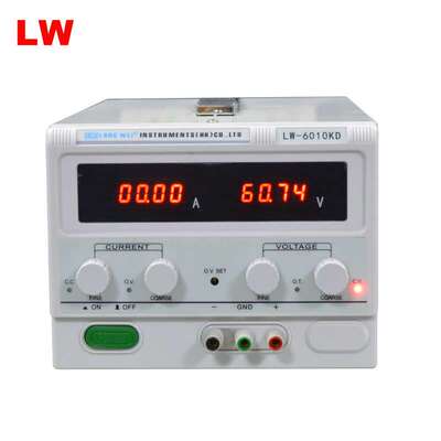 LW6010KD龙威直流稳压电源60V10A可调电镀测试老化开关电源