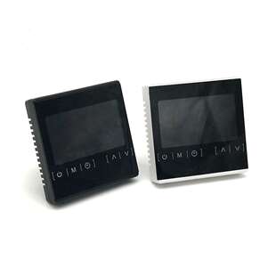 明科电采暖地暖温控器大功率触摸屏周编程温度编程控制器双温双控