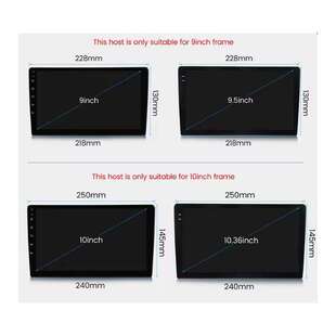 9.5寸全贴合车载导航2K QLED Car stereo universal navigation