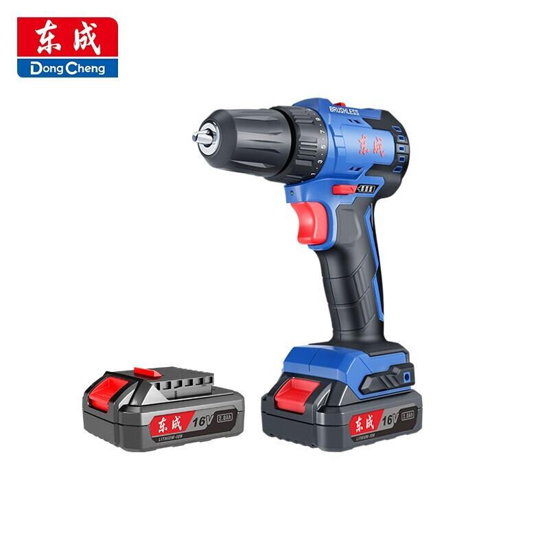 无刷手电钻16V锂电钻DCJZ24-10E充电转电动螺丝刀东城工具