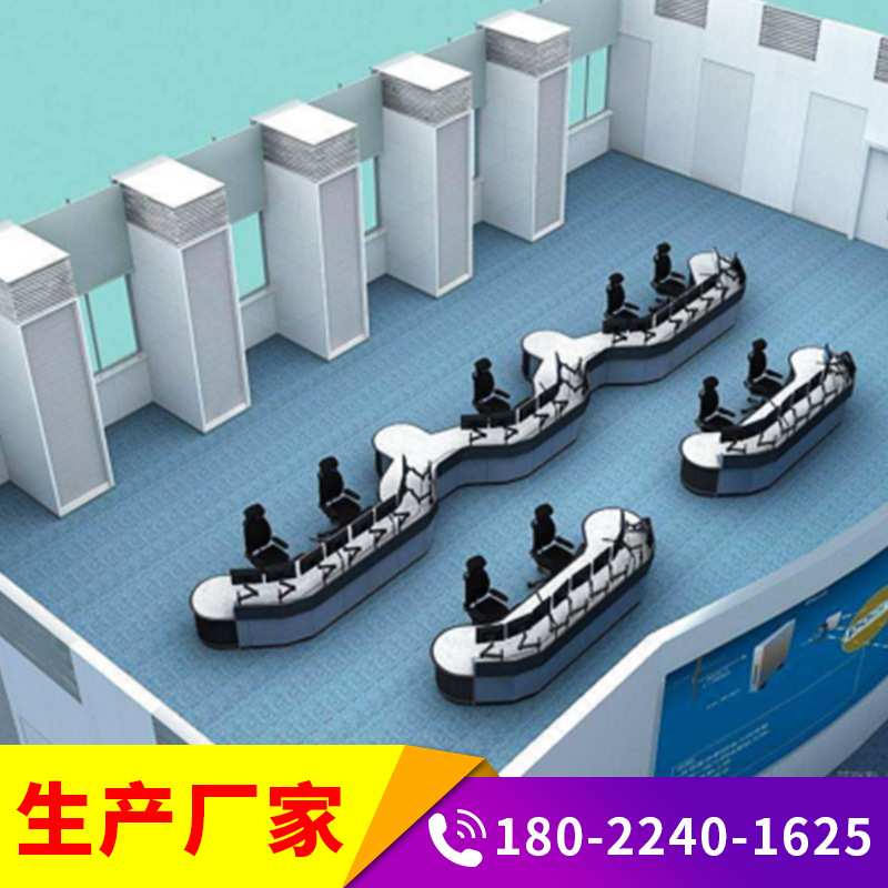 监控室操作台指挥中心工作台双联三联琴台安防监控操作台厂家