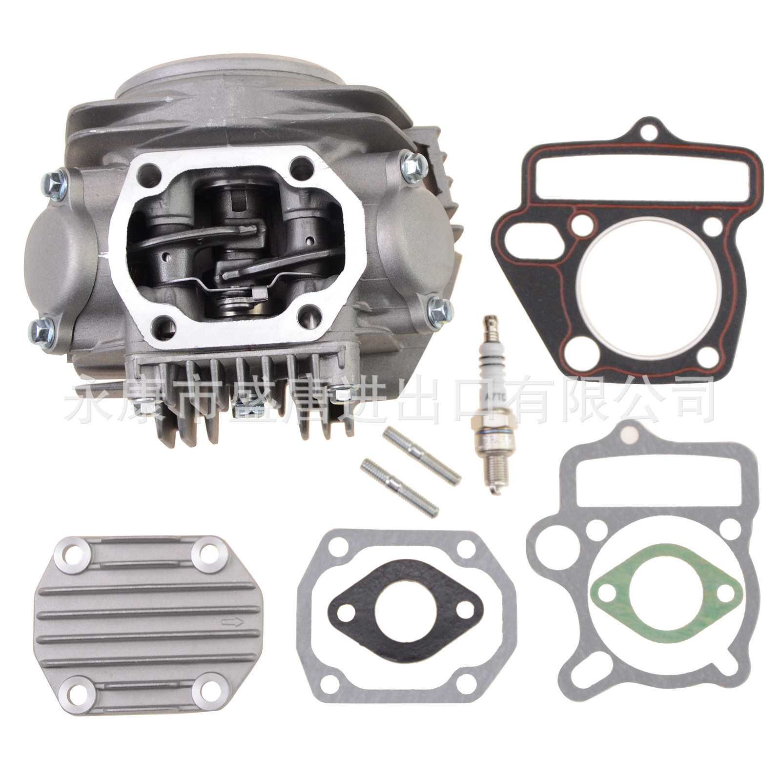 GOOFIT 52.4mm气缸盖A7TC火花塞垫片总成适配4冲程力帆110-125cc