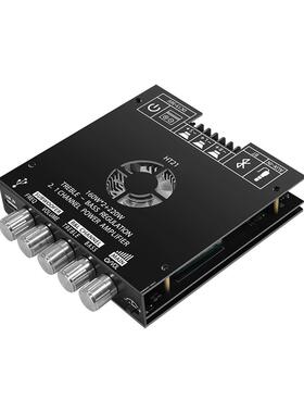 HT21蓝牙数字功放模块2.1声道TDA7498E调重高低音调超重低音炮