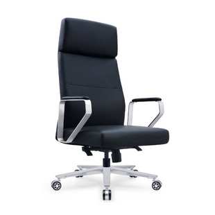 高档西皮老板椅办公商务办公椅黑色午休椅大班椅会议椅子经理椅子