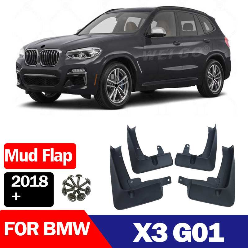 适用于 宝马X3挡泥板 BMW X3 G01 轮胎挡泥板挡泥皮瓦配件2018+
