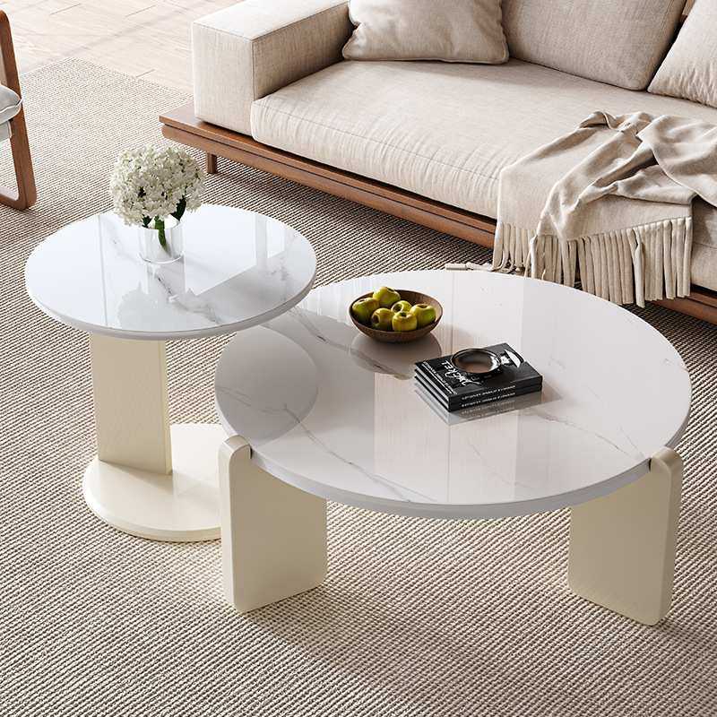 轻奢实木岩板茶几简约现代小户型客厅咖啡桌创意奶油风组合茶几,模玩/动漫/周边/娃圈三坑/桌游,模型制作工具/辅料耗材,淘宝优惠券,粉丝福利购,淘宝优惠卷