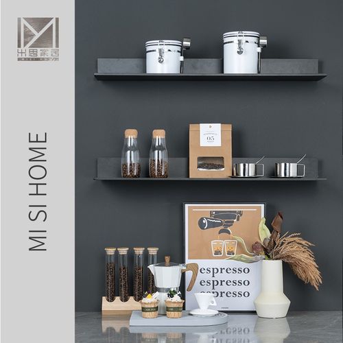 北欧样板间厨房摆件咖啡豆储物罐售楼部展厅餐厅软装饰品道具摆设