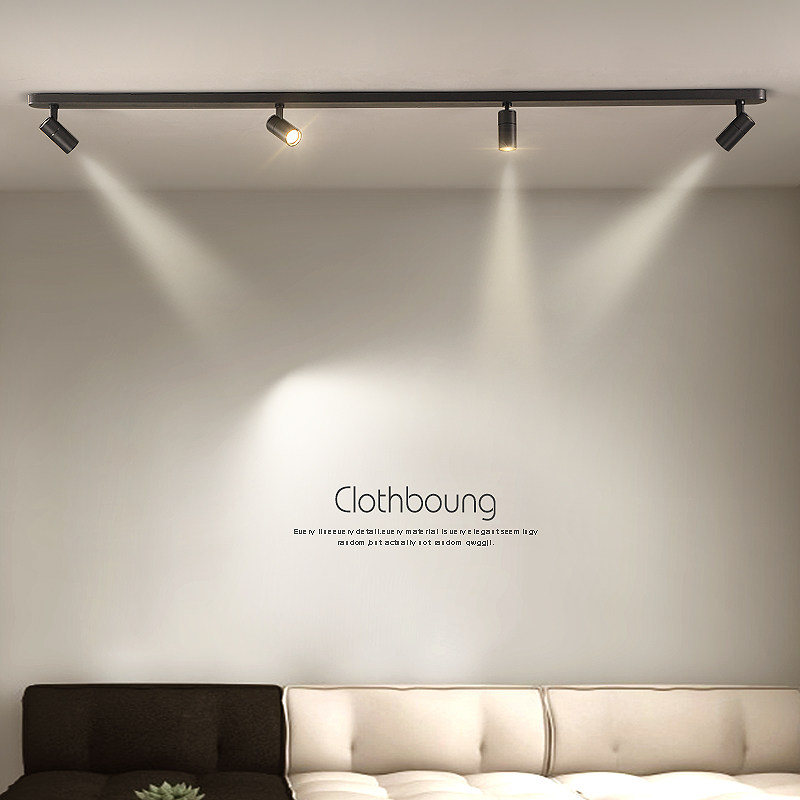 客厅射灯led天花灯明装轨道筒灯商用无主灯照明简约衣帽间吸顶灯,家装灯饰光源,明装射灯,淘宝优惠券,粉丝福利购,淘宝优惠卷