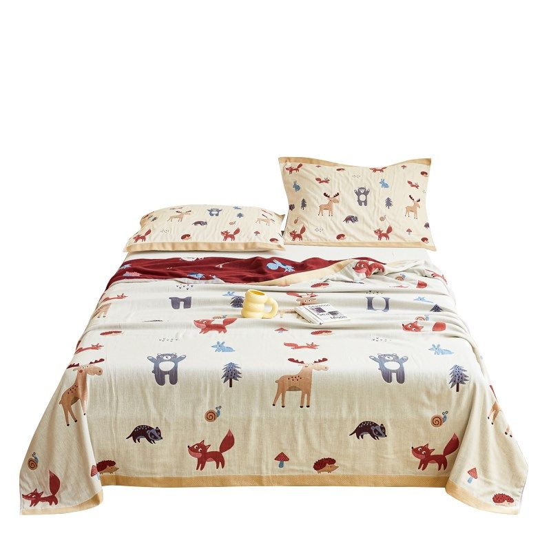 六层纱布毛巾被夏季薄款儿童婴儿盖毯棉纱午睡沙发空调夏凉被,床上用品,休闲毯/毛毯/绒毯,淘宝优惠券,粉丝福利购,淘宝优惠卷