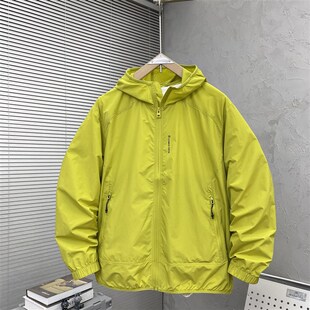 夏季 防晒服男潮流休闲百搭冲锋衣跑步运动速干皮肤衣户外薄防晒衣