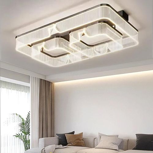 客厅灯吊灯主灯现代简约法式大灯卧室灯吸顶护眼全屋套装组合灯具