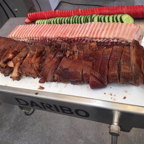 *变频款猪舌牛腱肉叉烧扣肉切片机烧鸡烤鸭狮头鹅禽类切块切段机