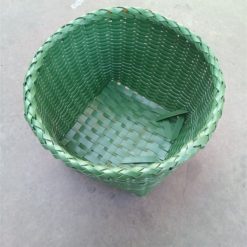 手工塑钢带编织箩筐多功能箩筐罗筐成品家用收纳筐鸡蛋筐杂物筐,收纳整理,收纳筐,淘宝优惠券,粉丝福利购,淘宝优惠卷