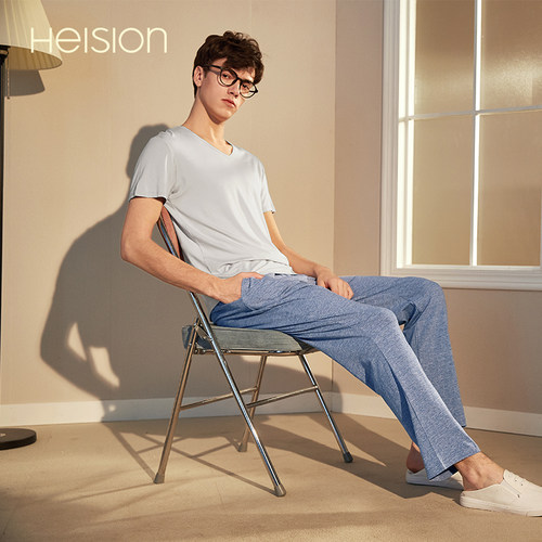 睡裤男士春秋季薄款柔棉长裤棉四季秋天可外穿大码宽松家居裤