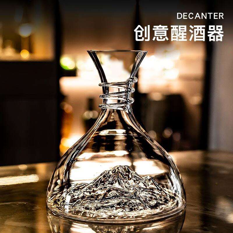 高端大气缠丝款红酒醒酒器创新水晶红酒杯分酒壶浪漫酒具家用套装