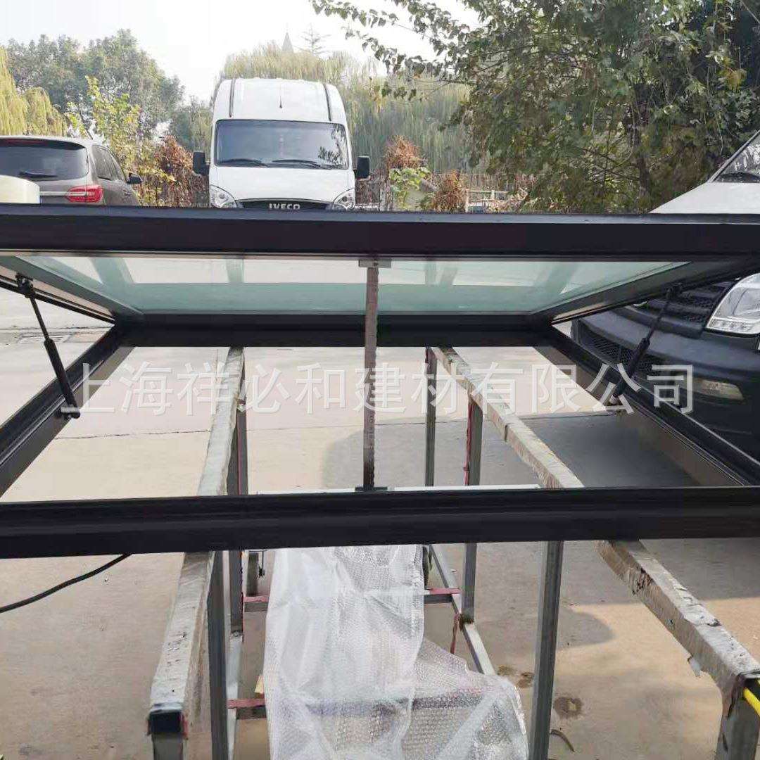 断桥铝门窗夹胶中空玻璃配置隔热隔音电动天窗楼顶防水窗