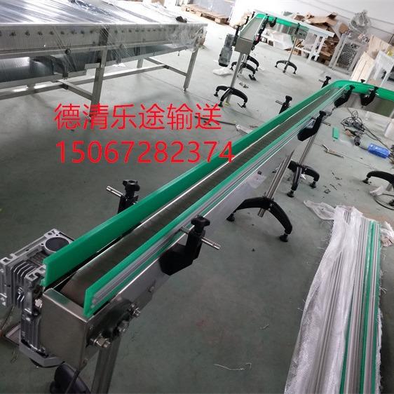 平顶输送链链板转弯输送线黄酒饮料酒水罐头灌装链板输送线