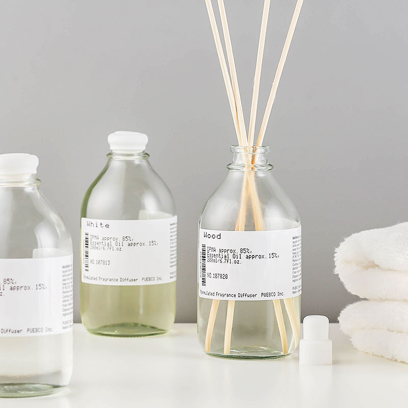 PUEBCO盐水瓶香薰扩香液体精油室内安I神助眠持久清新空气藤条香